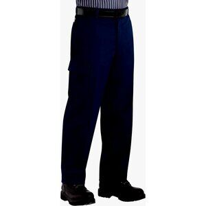 New Red Cap Industrial Cargo Pants Navy Blue Men's Work Tag 34 x 30 FIT 36 x 30
